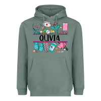 Sage nurse elements with costom name Heavyweight Hoodie - AdoDesignShop