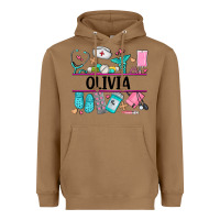 Toasted Coconut nurse elements with costom name Heavyweight Hoodie - AdoDesignShop