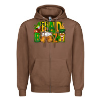 Chestnut bad boozy st patricks Zipper Hoodie - FaDigitalArtStudio