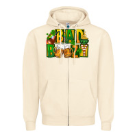 Sandshell bad boozy st patricks Zipper Hoodie - FaDigitalArtStudio