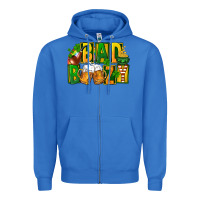 True Royal bad boozy st patricks Zipper Hoodie - FaDigitalArtStudio