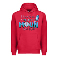 Cardinal i love you to the moon and back Premium Hoodie - MaliasSmallBusiness