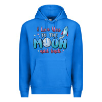 True Royal i love you to the moon and back Premium Hoodie - MaliasSmallBusiness