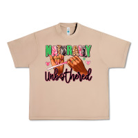 Burro Naturally unbothered afro nails Urban Heavy Tee - RanaPortraitStore
