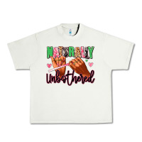Pistachio Naturally unbothered afro nails Urban Heavy Tee - RanaPortraitStore