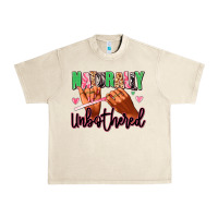 Sandshell Naturally unbothered afro nails Urban Heavy Tee - RanaPortraitStore