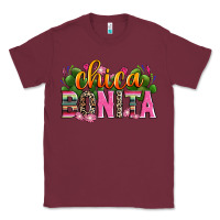 Burgundy chica bonita Classic Tee - Zillion Design Studio