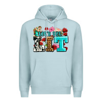 Blue Mist valentines day lets get lit Premium Hoodie - AdoDesignShop