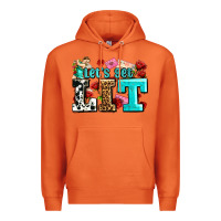 Carrot valentines day lets get lit Premium Hoodie - AdoDesignShop