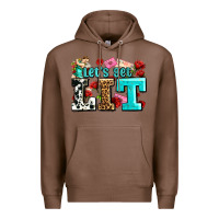 Chestnut valentines day lets get lit Premium Hoodie - AdoDesignShop