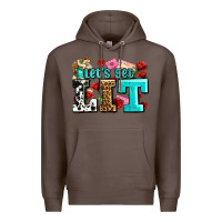 Coffee valentines day lets get lit Premium Hoodie - AdoDesignShop