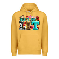 Mustard valentines day lets get lit Premium Hoodie - AdoDesignShop