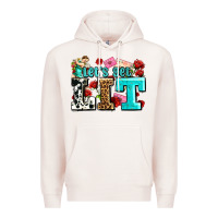 Pale Pink valentines day lets get lit Premium Hoodie - AdoDesignShop