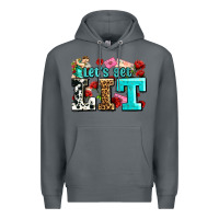 Rock valentines day lets get lit Premium Hoodie - AdoDesignShop