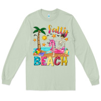 Matcha salty beach Long Sleeve Tee - texasbilliewilder
