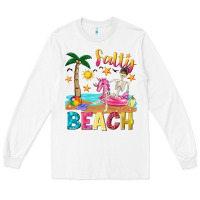White salty beach Long Sleeve Tee - texasbilliewilder