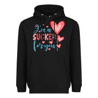 Black i'm a sucker for you Heavyweight Hoodie - JahusDesignShop