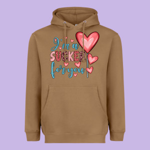 I'm A Sucker For You Heavyweight Hoodie Designed By Jahusdesignshop
