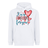 White i'm a sucker for you Heavyweight Hoodie - JahusDesignShop