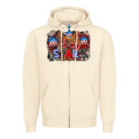 Sandshell Oh my stars chicken 4th of july Zipper Hoodie - CowGirlArtShop