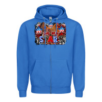True Royal Oh my stars chicken 4th of july Zipper Hoodie - CowGirlArtShop