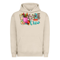 Pigment French Oak daycare crew Urban Hoodie - NancyCooperArtShop