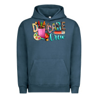 Pigment Midnight Navy daycare crew Urban Hoodie - NancyCooperArtShop