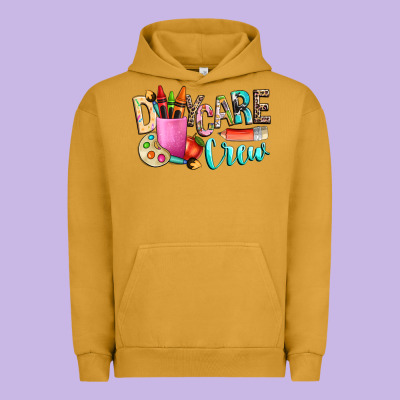 Daycare Crew Urban Hoodie Designed By Nancycooperartshop