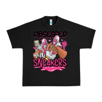 Black Obsessed with sneakers pink afro woman Urban Heavy Tee - RanaPortraitStore