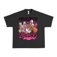 Pigment Black Obsessed with sneakers pink afro woman Urban Heavy Tee - RanaPortraitStore