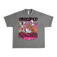 Tornado Obsessed with sneakers pink afro woman Urban Heavy Tee - RanaPortraitStore
