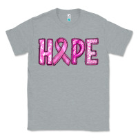 Heather Grey breast cancer hope Classic Tee - RanaPortraitStore