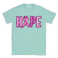Seafoam breast cancer hope Classic Tee - RanaPortraitStore