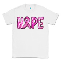 White breast cancer hope Classic Tee - RanaPortraitStore
