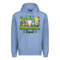 Colony Blue shenanigans squad gnomes st. patricks day Premium Hoodie - MaliasSmallBusiness