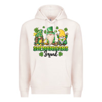 Pale Pink shenanigans squad gnomes st. patricks day Premium Hoodie - MaliasSmallBusiness