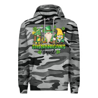 Slate Camo shenanigans squad gnomes st. patricks day Premium Hoodie - MaliasSmallBusiness