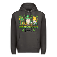 Smoke shenanigans squad gnomes st. patricks day Premium Hoodie - MaliasSmallBusiness