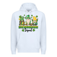 White shenanigans squad gnomes st. patricks day Premium Hoodie - MaliasSmallBusiness