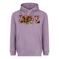 Lavender highland cow love Heavyweight Hoodie - JahusDesignShop