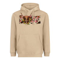 Mushroom highland cow love Heavyweight Hoodie - JahusDesignShop