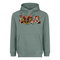 Sage highland cow love Heavyweight Hoodie - JahusDesignShop