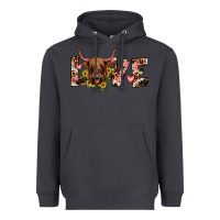 Smoke highland cow love Heavyweight Hoodie - JahusDesignShop