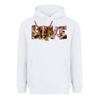 White highland cow love Heavyweight Hoodie - JahusDesignShop