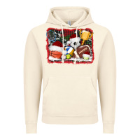 Vintage Artic christmas sports background Vintage Hoodie - AdoDesignShop