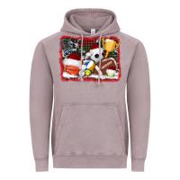 Vintage Zinc christmas sports background Vintage Hoodie - AdoDesignShop