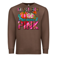 Chestnut in october we wear pink with pumpkins Premium Sweatshirt - AdoDesignShop