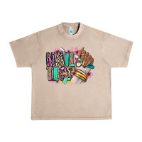 French Oak Nail Tech afro nail art Urban Heavy Tee - RanaPortraitStore