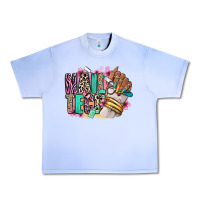 Grape Ice Nail Tech afro nail art Urban Heavy Tee - RanaPortraitStore