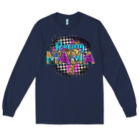 Navy racing mama Long Sleeve Tee - Zillion Design Studio